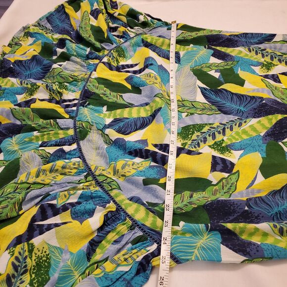 Aerie Paradise Palm Maxi Halter Dress Sz Med Tropical Boho Summer - Picture 12 of 12